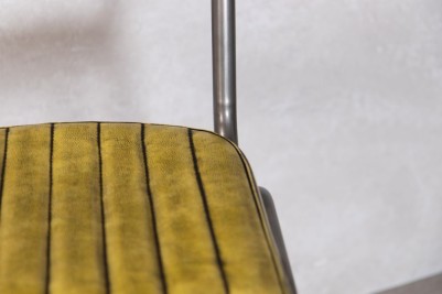 hammerwich-gunmetal-stool-yellow-seat